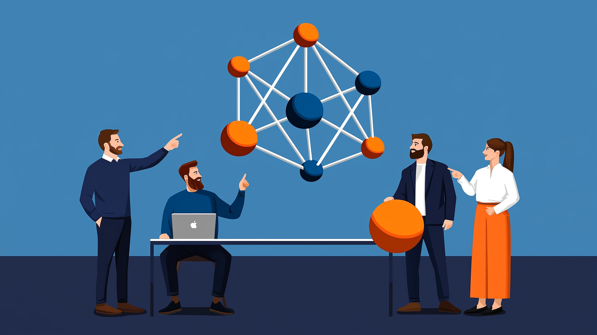 Strategic concept illustration for ChatGPT marketing and AI discovery optimization