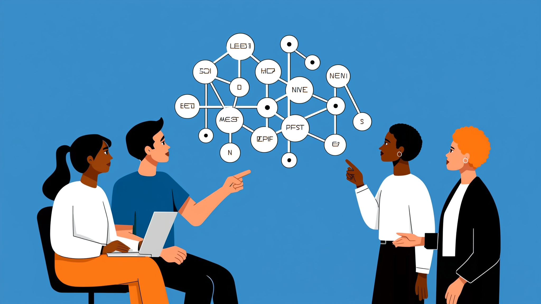 A professional 2026 concept illustration of a digital landscape showing interconnected data nodes representing AI citations and discovery.