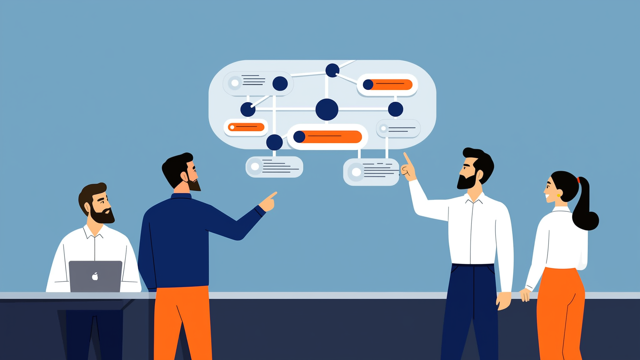 Strategic brand mention analysis for AI in 2026 illustrated with abstract network nodes and data visualization in a modern style.