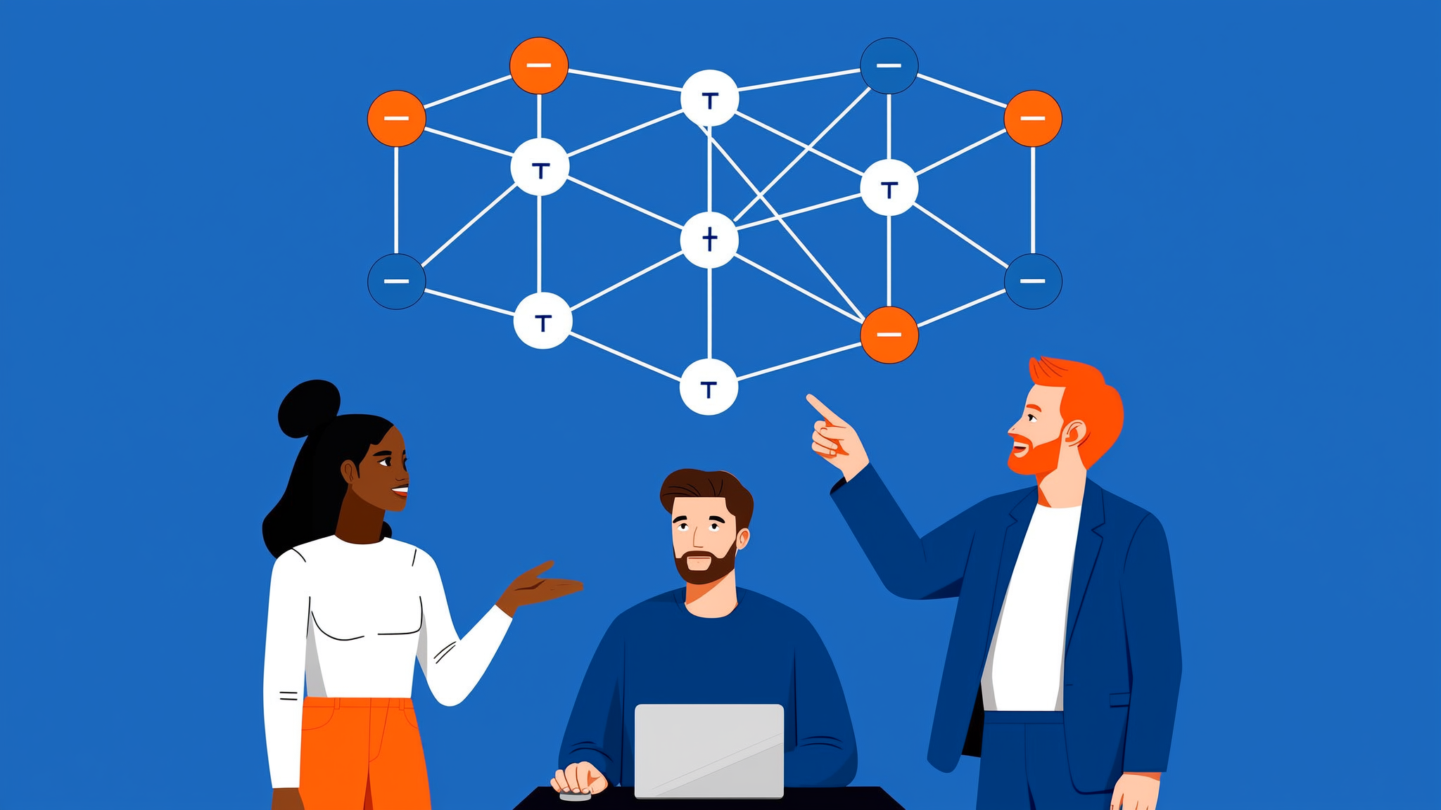 A conceptual illustration of a digital whitepaper being indexed by AI generative engines.